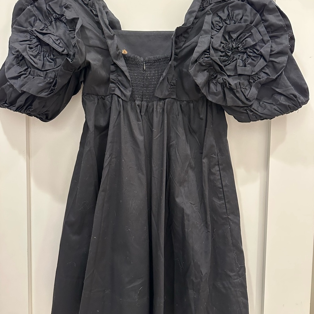 FARM Rio Black Ruffle Mini Dress small NWT - Picture 5 of 10